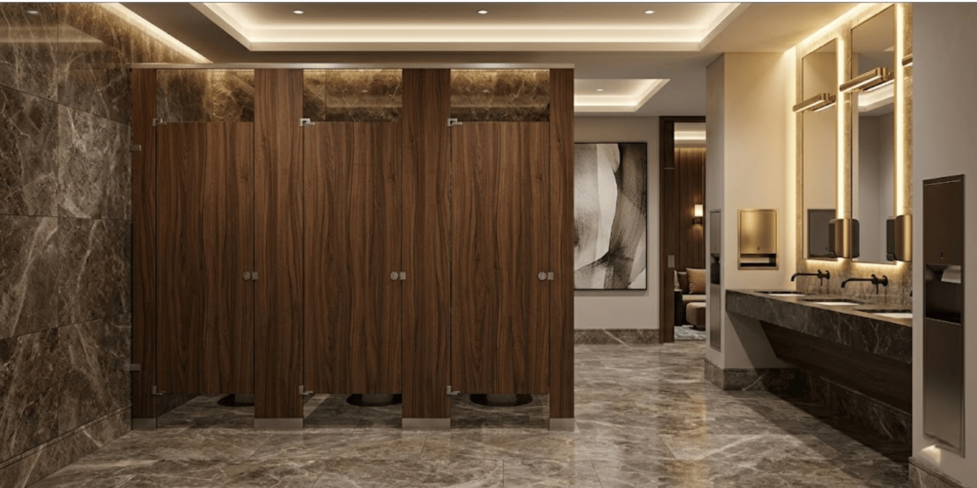 Agencement, Portes et Dimensions de Partitions Toilette