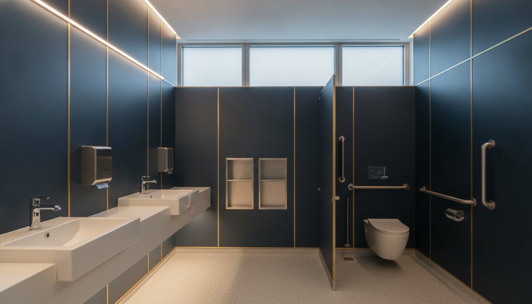 Accessoires sanitaires inox commercial : tarifs 2026 et spécifications Jaraco