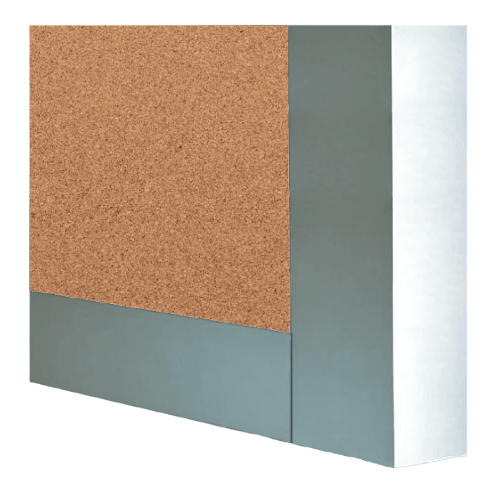Natural Cork Board with Heavy-Duty Frame 1 ½