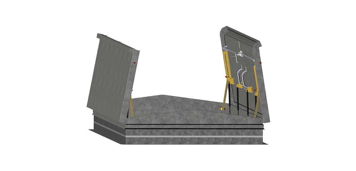 Acier Galvanisé Double Vantaux