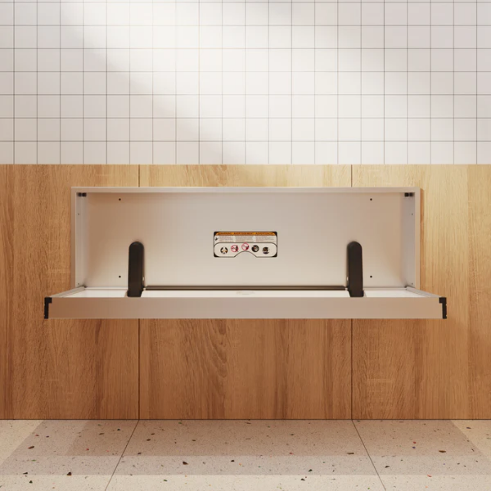 Solace Open Extended Length Special Needs Stainless Steel Changing Station