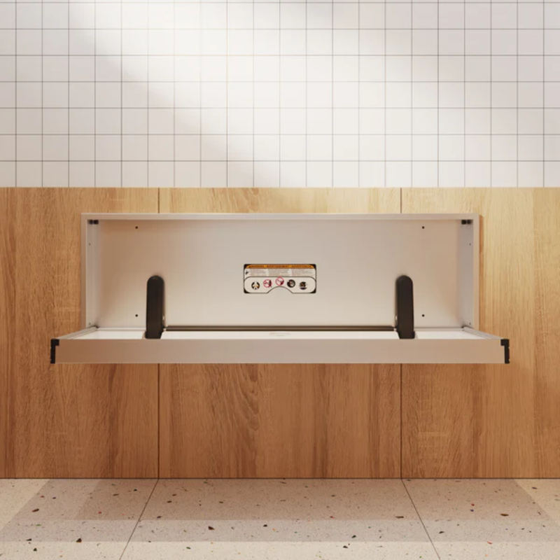 Solace Open Extended Length Special Needs Stainless Steel Changing Station